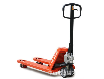 諾力手動搬運叉車手拉車手拖車液壓搬運車地牛
